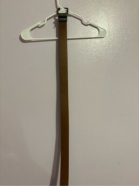 Matix Brown Leather Wall Strap Accent